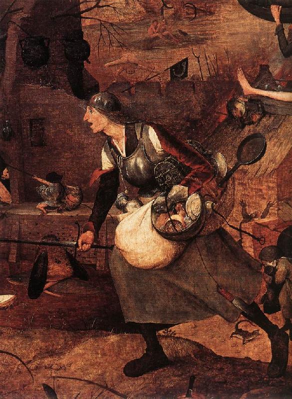 BRUEGEL, Pieter the Elder Dulle Griet (detail) fds